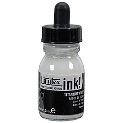 Liquitex Professional - 4260432 - Flacon d'Encre acrylique avec pipette 30 ml Blanc de titane