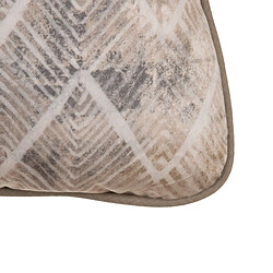 BigBuy Home Coussin Beige Géométrique 50 x 30 cm