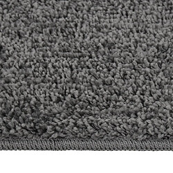 vidaXL Tapis shaggy antidérapant Gris 120x170 cm