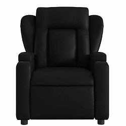 Acheter Maison Chic Fauteuil de massage inclinable,Fauteuil luxe de relaxation Noir Similicuir -MN36938