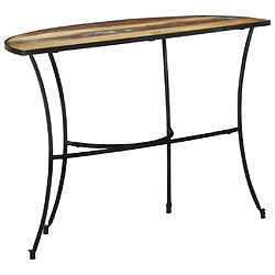 Avis vidaXL Table d'appoint 110x40x77 cm Bois de récupération massif