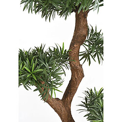 Avis Pegane Plante artificielle haute gamme Spécial extérieur / Podocarpus artificiel - Dim : 135 x 80 cm