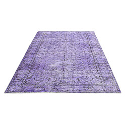 Avis Vidal Tapis de laine 269x173 Violet Ultra Vintage