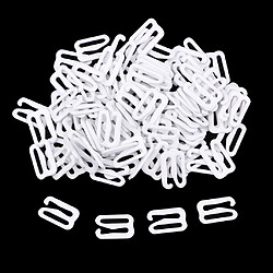 100 pcs métal soutien-gorge sangle ajusteur curseur crochet 9 lingerie couture artisanat 12mm