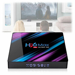 Avis Riff H96 MAX RockChip RK3318 Quad-Core 64bit Cortex-A53 Konsole 4K Ultra HD Android TV Box avec télécommande Android 10 Smart TV 2 Go + 16 Go Noir