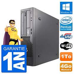 PC Fujitsu Esprimo E500 DT Intel G630 RAM 4Go Disque Dur 1To Windows 10 Wifi - Occasion