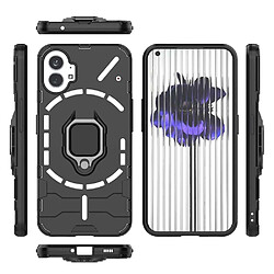 Htdmobiles Coque pour Nothing Phone 1 - housse etui rigide anti choc + verre trempe - NOIR