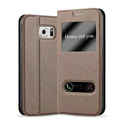 Cadorabo Coque Samsung Galaxy S6 Etui en Marron