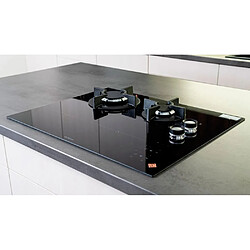 Avis Table de cuisson mixte gaz et induction 65cm 4 feux noir - dpi7602bm - DE DIETRICH