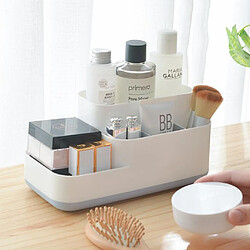 Boîte de rangement de maquillage Organisateur de maquillage Porte-brosse d'affichage Salle de bain kaki