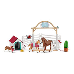 Schleich Horse Club chevaux invités d'Hannah avec chienne Ruby