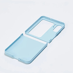 Htdmobiles Coque pour Oppo Find N2 Flip 5G - housse etui rigide 360 integrale (avant et arriere) - BLEU CLAIR