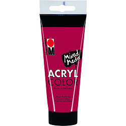 Marabu Peinture acrylique 'AcrylColor', rouge carmin, 100 ml ()