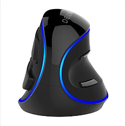 Avis Universal M618 plus souris câblée verticale ergonomique 6 boutons 1600 dpi bleu LED Light Computer souris avec paume