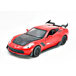 Universal Die Casting 1: 32 Corvette Supercar Modèle Voiture Alliage Voiture Simulation Retirer le véhicule Jouet de voiture pour cadeaux pour enfants | Die Casting Toy Car(Rouge)