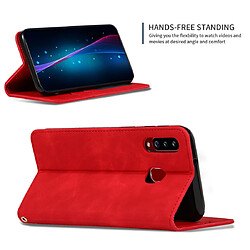 Acheter Wewoo Housse Coque Etui en cuir avec rabat horizontal magnétique pour Galaxy A20S Retro Skin Feel Business rouge