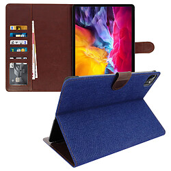 Avizar Étui iPad Pro 11 2020 / iPad Air 2020 Denim Porte-carte Support Vidéo Bleu nuit