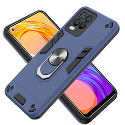 Coque en TPU 2-en-1, antichoc avec béquille à anneau pour voiture saphire pour votre Realme 8/8 Pro