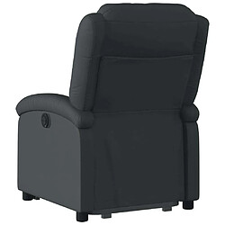 Acheter Maison Chic Fauteuil Relax pour salon, Fauteuil inclinable électrique noir cuir véritable -GKD72991