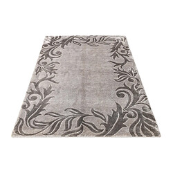 Avis Vidal Tapis de laine 183x122 gris Darya