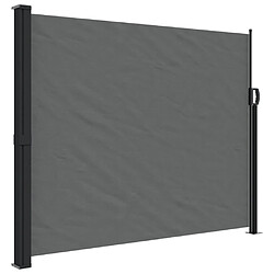 vidaXL Auvent latéral rétractable anthracite 160x500 cm