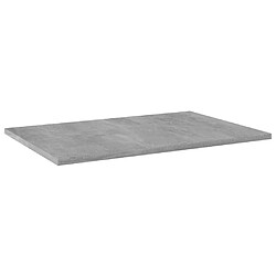 vidaXL Panneaux de bibliothèque 4 pcs gris béton bois d’ingénierie