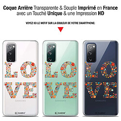 Avis Caseink Coque Pour Samsung Galaxy S20 FE (6.5 ) [Gel HD Collection Summer Design Love Flowers - Souple - Ultra Fin - Imprimé en France]