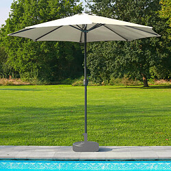 SkyLantern Parasol Droit Octogonal Beige 270 cm