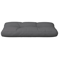 Acheter vidaXL Coussin de palette anthracite 70x40x12 cm tissu