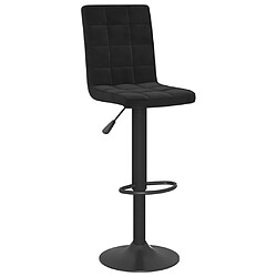 VidaXL Tabouret - Noir Velours