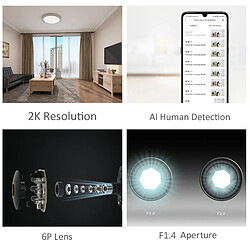 Xiaomi Caméra de sécurité domestique Mi 360 ° 2K pas cher