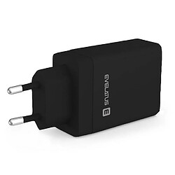 Avis Riffi Evelatus ETC06 Premium 32W Adaptatif 3 Ports 5V-12V 2x USB / USB-C Chargeur de Voyage Noir