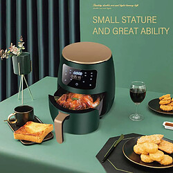 Universal Domestique Alimentation Air Friteuse Cuisinière Four à écran tactile numérique LED(Vert)