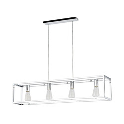 Luminaire Center Suspension Sigalo Alliage métallique Chrome