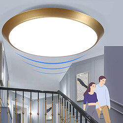 Autres Temps ZMH Plafonnier LED avec détecteur de mouvement Plafonnier d'intérieur I 15W Lumière de couloir 4000K