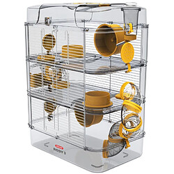 ZOLUX Cage pour petits rongeurs Rody 3 trio jaune banane.