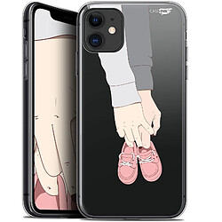 Caseink Coque arrière Apple iPhone 11 (6.1 ) Gel HD [ Nouvelle Collection - Souple - Antichoc - Imprimé en France] A Deux Mon Bébé