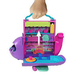 Polly Pocket-Avion Chaton Transformable-Coffret avec 2 mini-figurines HWP19 pas cher