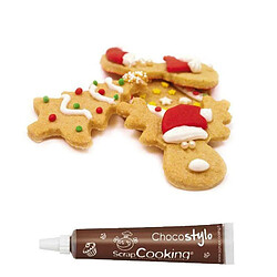 Scrapcooking Préparation pour biscuits de Noël + Stylo chocolat