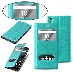 Acheter Cadorabo Coque Sony Xperia Z5 PREMIUM Etui en Turquoise