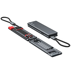 Universal Noir 3 en 1 câble USB type C micro câble de recharge rapide câble magnétique en nylon câble de données pour éclair Huawei Sanya