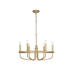 Elstead Lighting Suspension Capitol Acier Laiton naturel peint