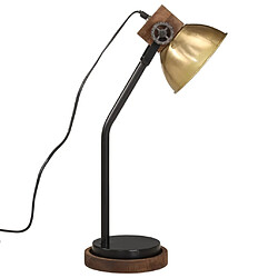 Avis vidaXL Lampe de bureau 25 W laiton antique 18x18x60 cm E27