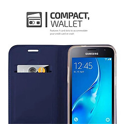 Cadorabo Coque Samsung Galaxy J1 2016 Etui en Bleu pas cher