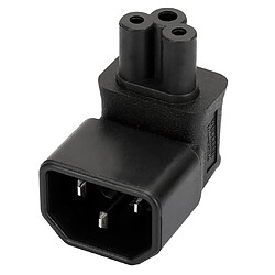 Adaptateur De Prise De Convertisseur De Prise électrique à Angle Droit IEC 320 C14 à C5