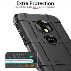 Wewoo Coque TPU antichoc à couverture totale pour Motorola Moto G7 Play (Marron)