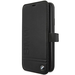 etui livre bmw bmflbksn65llsb iphone 11 pro max noir / noir signature