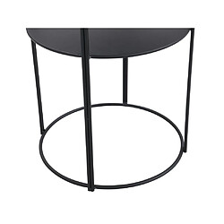 Vente-Unique Etagère en métal - 2 tablettes - Noir - GRAZIELA pas cher