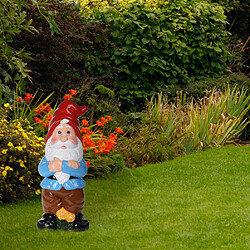 Nain de jardin - décoration colorée pour le jardin - une figurine de jardin de 30 cm