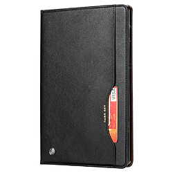 Etui en PU avec support, porte-carte et porte-stylo noir pour votre Samsung Galaxy Tab S8 Wi-Fi SM-X700